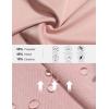 imageLittle Donkey Andy Womens Lightweight Stretch Running Jacket Full Zip Athletic Hooded Jackets MoistureWickingMisty Rose