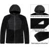 imageLittle Donkey Andy Womens Lightweight Warm Stretch Golf Jacket Full Zip Thermal Hybrid Thumbhole Running Hiking Track JacketAblack