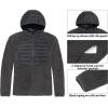 imageLittle Donkey Andy Womens Lightweight Warm Stretch Golf Jacket Full Zip Thermal Hybrid Thumbhole Running Hiking Track JacketAsteel Grey