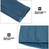 imageLittle Donkey Andy Womens Lightweight Warm Stretch Golf Jacket Full Zip Thermal Hybrid Thumbhole Running Hiking Track JacketBmarine Blue