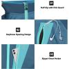 imageLittle Donkey Andy Womens Lightweight Warm Stretch Golf Jacket Full Zip Thermal Hybrid Thumbhole Running Hiking Track JacketBmarine Blue