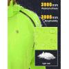 imageLittle Donkey Andy Womens Lightweight Waterproof Cycling Jacket with Removable Sleeves ampamp Hood for Biking Running GolfFluorescent Yellow