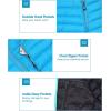 imageLittle Donkey Andy Womens Packable Lightweight Puffer Jacket Hooded Windproof Winter Coat with Recycled InsulationPackable Aqua