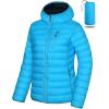 imageLittle Donkey Andy Womens Packable Lightweight Puffer Jacket Hooded Windproof Winter Coat with Recycled InsulationPackable Aqua