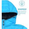 imageLittle Donkey Andy Womens Packable Lightweight Puffer Jacket Hooded Windproof Winter Coat with Recycled InsulationPackable Aqua