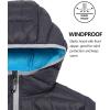 imageLittle Donkey Andy Womens Packable Lightweight Puffer Jacket Hooded Windproof Winter Coat with Recycled InsulationPackable Grey