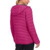 imageLittle Donkey Andy Womens Packable Lightweight Puffer Jacket Hooded Windproof Winter Coat with Recycled InsulationPackable Rose