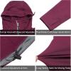 imageLittle Donkey Andy Womens Winter Lightweight Warm Fleece Running Jacket Breathable Thumbholes Thermal Hiking JacketUpgraded Boysenberry