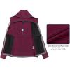 imageLittle Donkey Andy Womens Winter Lightweight Warm Fleece Running Jacket Breathable Thumbholes Thermal Hiking JacketUpgraded Boysenberry
