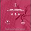imageLittle Donkey Andy Womens Winter Lightweight Warm Fleece Running Jacket Breathable Thumbholes Thermal Hiking JacketUpgraded Raspberry