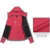 imageLittle Donkey Andy Womens Winter Lightweight Warm Fleece Running Jacket Breathable Thumbholes Thermal Hiking JacketUpgraded Watermelon