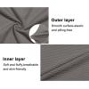 imageLittle Donkey Andy Womens Winter Lightweight Warm Fleece Running Jacket Breathable Thumbholes Thermal Hiking JacketWatchhole Grey