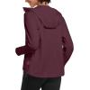 imageLittle Donkey Andy Womens Winter Lightweight Warm Fleece Running Jacket Breathable Thumbholes Thermal Hiking JacketWatchhole Ruby Wine