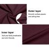 imageLittle Donkey Andy Womens Winter Lightweight Warm Fleece Running Jacket Breathable Thumbholes Thermal Hiking JacketWatchhole Ruby Wine