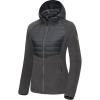 imageLittle Donkey Andy Womens Lightweight Warm Stretch Golf Jacket Full Zip Thermal Hybrid Thumbhole Running Hiking Track JacketAsteel Grey
