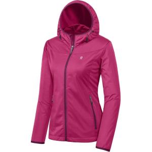 imageLittle Donkey Andy Womens Lightweight Hooded Softshell Jacket for Running Travel Hiking Windproof Water RepellentRose