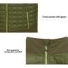imageLittle Donkey Andy Mens Lightweight Puffer Vest Warm Outdoor Sleeveless Jacket for Hiking Travel RunningOlive