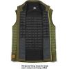 imageLittle Donkey Andy Mens Lightweight Puffer Vest Warm Outdoor Sleeveless Jacket for Hiking Travel RunningOlive