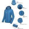 imageLittle Donkey Andy Womens Insulated Jacket with Hood Windproof Winter Ski Hiking Jacket Lightweight and WaterResistantMosaic Blue