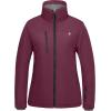 imageLittle Donkey Andy Womens Insulated Jacket with Hood Windproof Winter Ski Hiking Jacket Lightweight and WaterResistantRumba Red