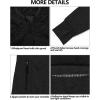 imageLittle Donkey Andy Womens Lightweight Thermal Running Jacket Hybrid Quilted Full Zip Golf Jacket with Hood1 Black