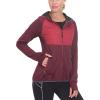 imageLittle Donkey Andy Womens Lightweight Thermal Running Jacket Hybrid Quilted Full Zip Golf Jacket with Hood3 Ruby