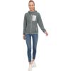 imageLittle Donkey Andy Womens Lightweight Warm Polar Fleece Running Jacket Hooded FullZip Thermal Coat Hiking Travel CasualGreen Heather