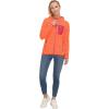 imageLittle Donkey Andy Womens Lightweight Warm Polar Fleece Running Jacket Hooded FullZip Thermal Coat Hiking Travel CasualOrange Heather