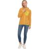 imageLittle Donkey Andy Womens Lightweight Warm Polar Fleece Running Jacket Hooded FullZip Thermal Coat Hiking Travel CasualYellow Heather