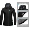 imageLittle Donkey Andy Womens Lightweight Windbreaker Jacket Breathable Windproof Jacket Hiking Running Golf UPF50A1black