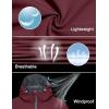 imageLittle Donkey Andy Womens Lightweight Windbreaker Jacket Breathable Windproof Jacket Hiking Running Golf UPF50A3dark Red