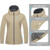 imageLittle Donkey Andy Womens Lightweight Windbreaker Jacket Breathable Windproof Jacket Hiking Running Golf UPF50A5khaki