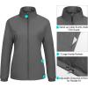imageLittle Donkey Andy Womens Lightweight Windbreaker Jacket Breathable Windproof Jacket Hiking Running Golf UPF50B2grey