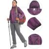imageLittle Donkey Andy Womens Packable Lightweight Running Jacket Water Resistant Hooded Windbreaker for Hiking Cycling CampingA Ultralight Purple