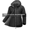 imageLittle Donkey Andy Womens Packable Lightweight Running Jacket Water Resistant Hooded Windbreaker for Hiking Cycling CampingB Insulation Black