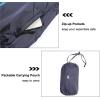 imageLittle Donkey Andy Womens Packable Lightweight Running Jacket Water Resistant Hooded Windbreaker for Hiking Cycling CampingB Insulation Navy Blue
