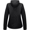 imageLittle Donkey Andy Womens Softshell Jacket Hooded Windproof Fleece Lined Jackets LightweightDblack Floral