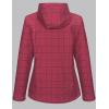 imageLittle Donkey Andy Womens Softshell Jacket Hooded Windproof Fleece Lined Jackets LightweightJjaster Red Plaid