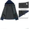 imageLittle Donkey Andy Womens Softshell Jacket Hooded Windproof Fleece Lined Jackets LightweightNnavy