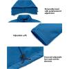 imageLittle Donkey Andy Womens Softshell Jacket Ski Snowboarding Jacket with Removable Hood Fleece LinedUpgrade Cerulean