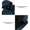 imageLittle Donkey Andy Womens Softshell Jacket Ski Snowboarding Jacket with Removable Hood Fleece LinedUpgrade Dark Blue