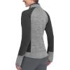 imageLittle Donkey Andy Womens Warm Lightweight Running Jacket Full Zip Fleece Hybrid Coat for Golf HikingGrey Heather