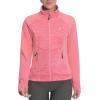 imageLittle Donkey Andy Womens Warm Lightweight Running Jacket Full Zip Fleece Hybrid Coat for Golf HikingRose Red Heather
