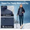 imageLittle Donkey Andy Womens Warm Recycle Insulated Jacket Hooded Lightweight Windproof Winter Coat Hiking TravelDark Blue