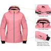 imageLittle Donkey Andy Womens Warm Windproof Ski Insulated Jacket Water Repellent Winter Snowboarding Snow CoatPink