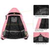 imageLittle Donkey Andy Womens Warm Windproof Ski Insulated Jacket Water Repellent Winter Snowboarding Snow CoatPink