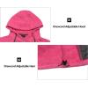 imageLittle Donkey Andy Womens Winter Warm Polar Fleece Pullover Hoodie Lightweight Thermal Sweatshirts Running HikingRose Red Heather