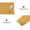 imageLittle Donkey Andy Womens Winter Warm Polar Fleece Pullover Hoodie Lightweight Thermal Sweatshirts Running HikingYellow Heather