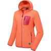 imageLittle Donkey Andy Womens Lightweight Warm Polar Fleece Running Jacket Hooded FullZip Thermal Coat Hiking Travel CasualOrange Heather