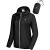imageLittle Donkey Andy Womens Packable Lightweight Running Jacket Water Resistant Hooded Windbreaker for Hiking Cycling CampingA Ultralight Black